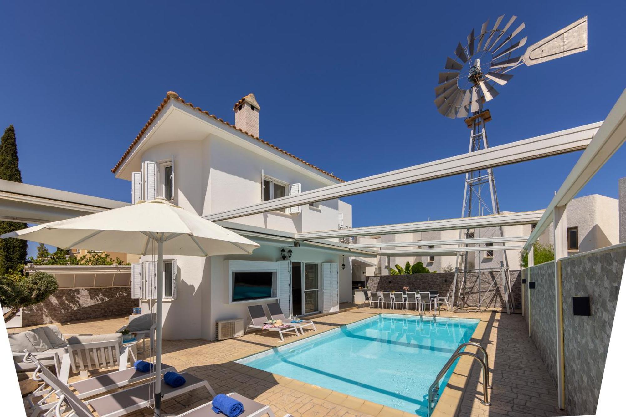 Accomoteleia Crystal Lagoon Villa Протарас Екстериор снимка